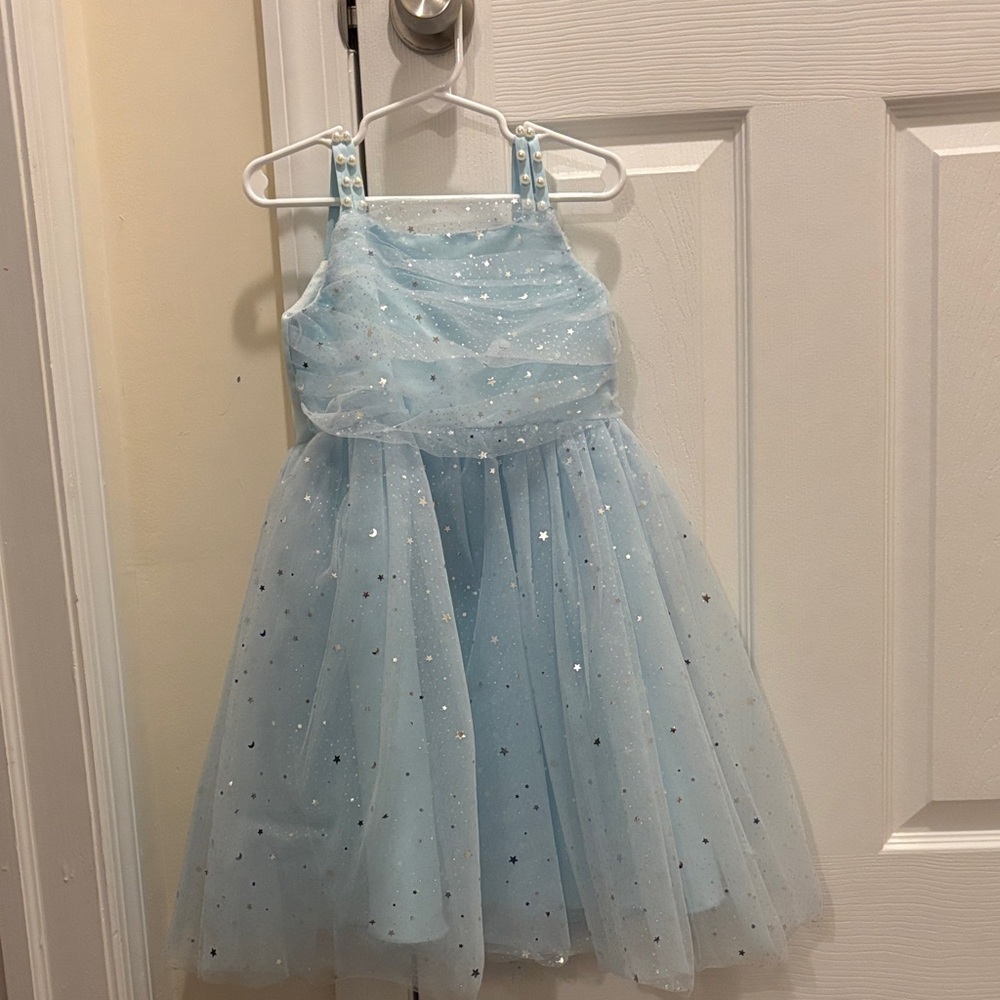 Elegant Blue Kids Formal Dress